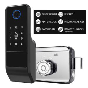 China Home Security Fingerprint Tuya Smart Lock APP Door Lock Remote Control factory