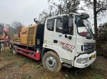SANY Diesel Concrete Boom Pump Truck , Cement Truck Mounted Concrete Line Pump