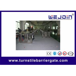 China Electric Flap Barrier Gate With IR Sensor / Access Control Card Swipe Flap Turnstile on sale China Electric Flap Barrier Gate With IR Sensor / Access Control Card Swipe Flap Turnstile on sale
