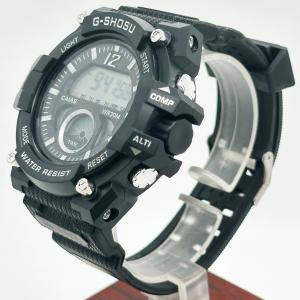 China Stainless Steel Case Sport Quartz Light Wrist Watch Round With Digital Display Feature factory