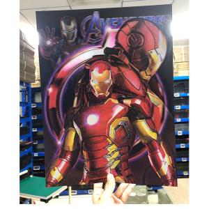 China Eco Friendly 3D Lenticular Poster Wall Art Flip Marvel Comics The Avengers 12&quot; X 16&quot; factory