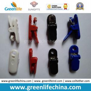 China High Quality Colored Fashionable Alligator Plastic Badge Clip Fasteners factory
