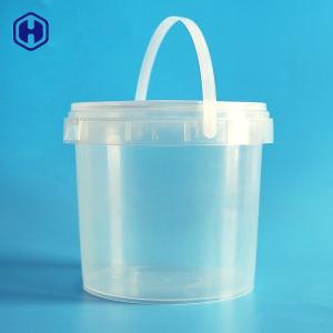 China Plastic PP Clear Food Grade Bucket Strong Waterproof Heat Resistant factory