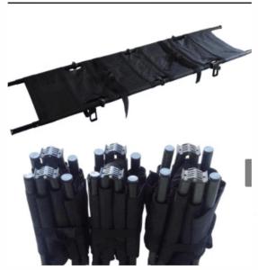 China Aluminum Alloy Military Folding Stretcher 8kg Weight 250kg Load Bearing factory
