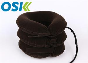 China Pain Relief Cervical Support Brace Flannel Rubber Material OEM Service Provided factory