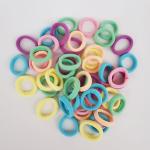 wholesale fashion nylon hair ties 50 pcs per set 3 cm towel high elastic baby