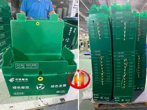 China Recyclable Corrugated Plastic Mail Trays With Lids Printable Correx factory