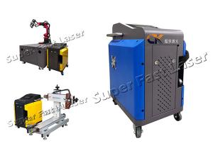 China Non Contact Automatic Laser Cleaning Equipment Laser Rust Removal System factory