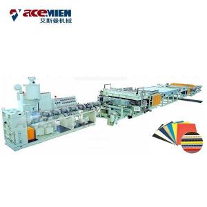 China Corflute Correx Sheet Plate Extrusion Line PP PE PC Hollow Board Automatic factory