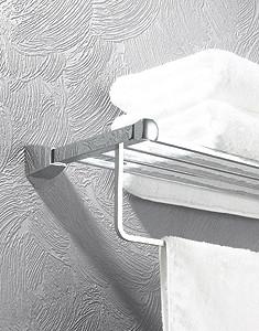 China Double towel rack 88111B,brass,chrome for bathroom &amp;kitchen,sanitary factory
