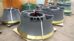 Mn13 18 22 Cone Crusher Wear Spare Parts Mantle Bowl Liner for Crusher