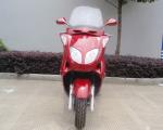 Two Headlights Blue Adult Gas Scooter , 150cc Motor Scooter With 2 Seats Real