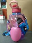 CE 1500ml Kids Plastic Water Cups With Tube And Belt