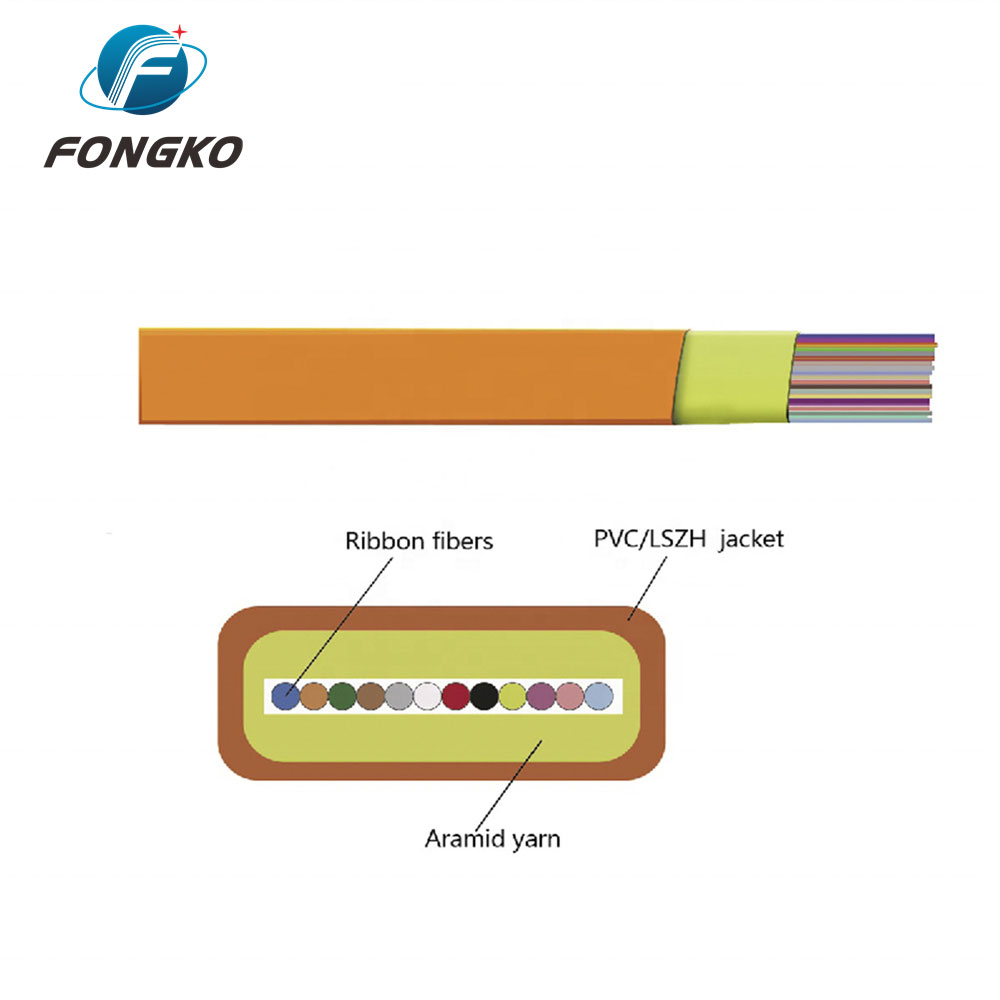 MPO-12 To SC LC Break Out Pigtail Patch Cord Fiber Optic FanOut Cable