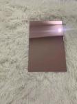 Acid Resistant Rose Gold Plexiglass Mirror Sheets 830x1220mm Furniture Crafts