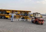 Aluminum 53 Flatbed Trailer Transport 20000kgs Semi Flatbed Trailer
