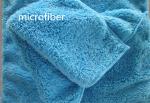 Microfiber 30 * 30cm 300gsm Blue Coral Fleece Super Soft Car Hand Kitchen