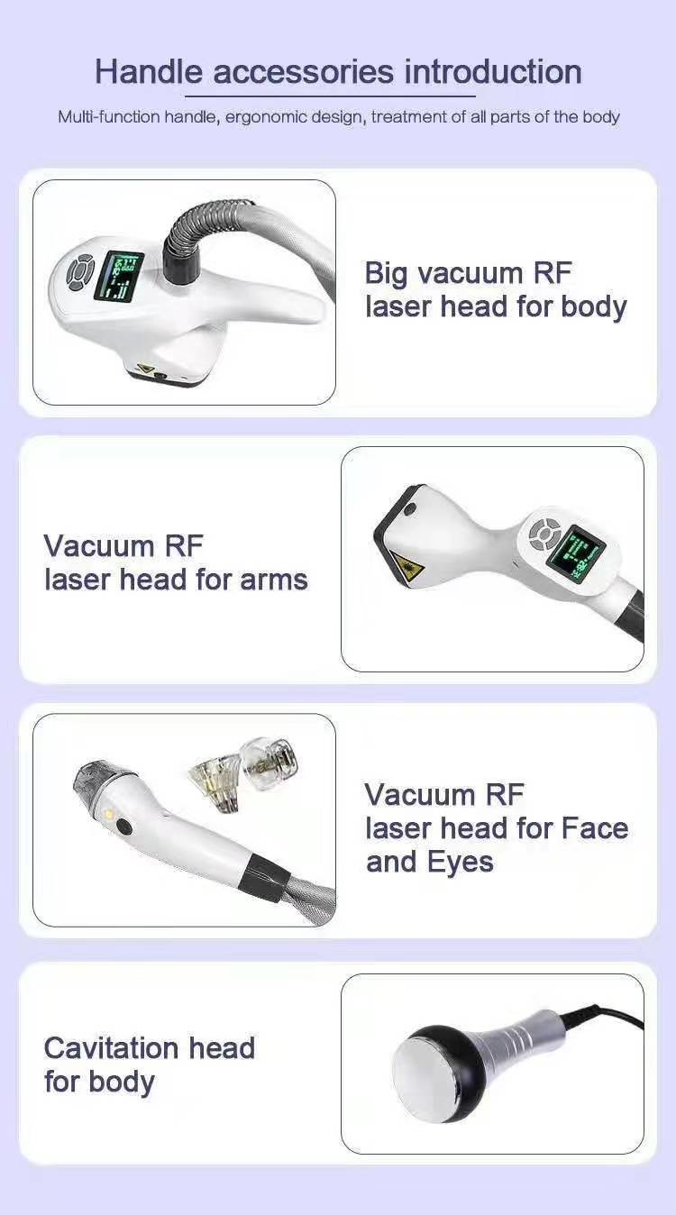 Radio Frequency 40KHz Vacuum Cavitation Machine Air Cooling , Vacuum Roller Slimming Machine