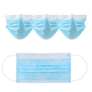 China Elastic Earloop Salon Disposable Mouth Mask 3 Ply Face Mask For Children factory