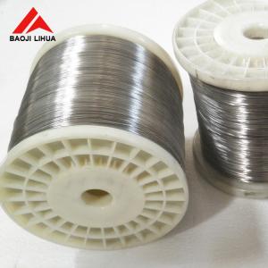 China 0.8mm 1mm Pure Titanium Wire Coil Straight AWS A5.16 Machined Finish factory