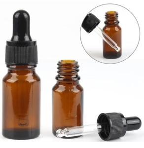 China Liquid Reagent Empty Frosted 10cc 18mm Eye Dropper Bottles factory