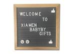 Double Sided Magnetic Letter Board Chalkboard Changeable Message Signs