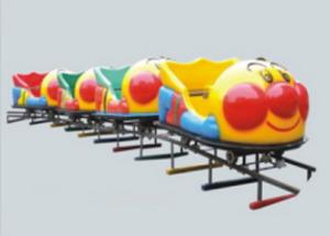 China Durable Big Capacity Ride On Toy Train With Tracks Galvanized Iron Pipe + LLDPE factory