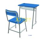Middle School Single Desk And Chair With Color Customied / Classroom Furniture