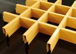 PE Powdercoated Metal Ceiling Tile Grid 100x100MM For Supermarket Decoration