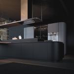 Luxury Modern Smart Modular Kitchen Design Wooden Furniture Veneer Door Panel