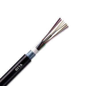 China Outdoor 12 Core Fiber Optic Cable Layer Stranded Armored Optical Cable factory