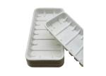 Heat Resistant Square 22g 24×13×2cm Corn Starch Plates