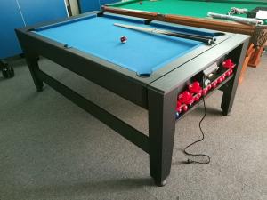 China Supplier 7FT Swivel Table Multi-Game Table 2 In 1 Pool Table And Air Hockey factory