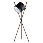 Walnut Leather Living Room LED Floor Lamp Nordic Danish Style 58x173cm