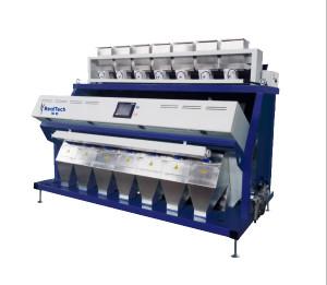 China 7chutes RGB rice color sorter, full color camera for rice , quinoa, sesame, chia etc, rice seperating machine factory
