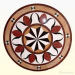 Round Natural Stone Water Jet Marble Floor Medallions For Entryway Decorative