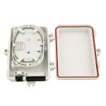 Ftth / Fttx Mini Plastic Wall Mount 4 PortS Drop Cable Fiber Optic Termination