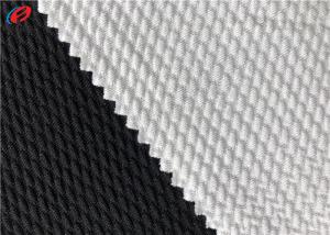 China Bullet Weft Knitted Jacquard Stretch Polyester Spandex Fabric factory