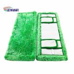 6"X16" Disposable Dry Mop Pads Green Floor Cleaning 800gsm Flat Mop Refill Pad