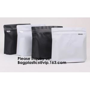 Matte Metallic Color With Frosted Window Display Stand-Up K Bags,Aluminum Foil