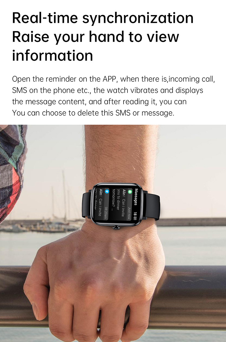 NFC Heart Rate Blood Pressure 1.85inch BT Call Sports Fitness Smartwatch For Women Men