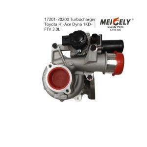 China 17201-30200 Turbocharger Toyota Hi-Ace Dyna 1KD-FTV 3.0L factory