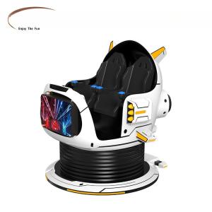 China Dreamland Coin Operated VR Panda Adventure 360 VR UFO 9D Simulator Motion Ride Virtual Reality Chair factory