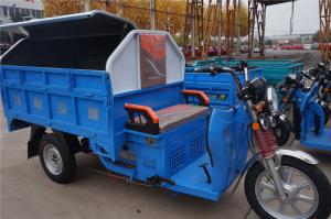 China Special Three WheelTricycle/ Big Garbage Cabin Garbage Container shelf Lift Truck factory