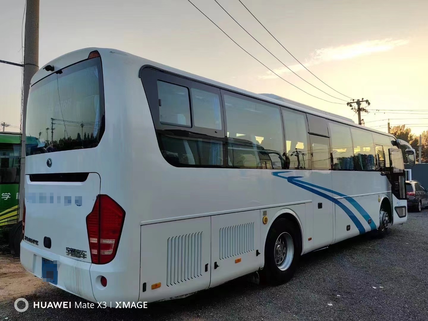 Manual Transmission Euro 3 Electric Bus 46-50 Seats for State Tourism Market