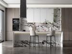 Customized Kitchen Cabinets Classic Italy Style Wooden Cabinet For Villa