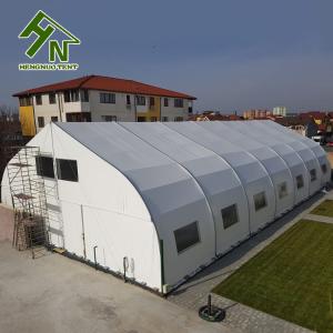 China 18x36m Double Layers Cover Outdoor Tennis Court Curved Event Marquee factory