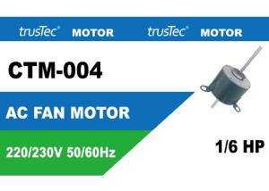 China GIBSON 1/6HP CTM-004 YSK140-120-6A5 Air Conditioner Condenser Motor Replace 5KCP39DGM004T factory