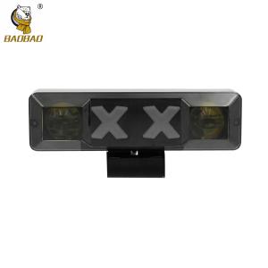 China Plastic Casing Rectangle White Yellow Ring Mini Driving Fog Light For HONDA For SUZUKI factory