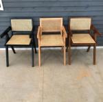 OEM Service Accepted Modern Design Solid Wood Rattan Chair